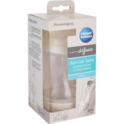 Lahev širokohrdlá antikoliková S Shape 200 ml