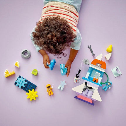 LEGO® DUPLO® 10422 Vesmírné dobrodružství s raketoplánem 3 v 1