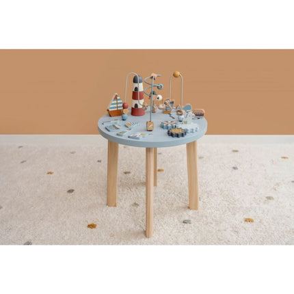 Stolek s aktivitami dřevěný Námořnický záliv