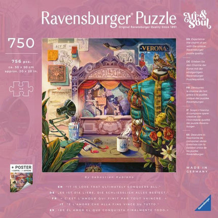 Ravensburger Art & Soul: Romeo a Julie 750 dílků