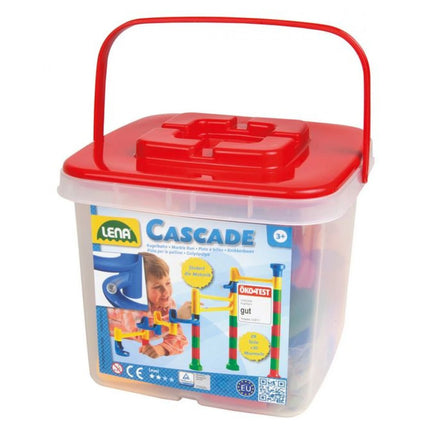 Kuličková dráha v kyblíku 29 dílků