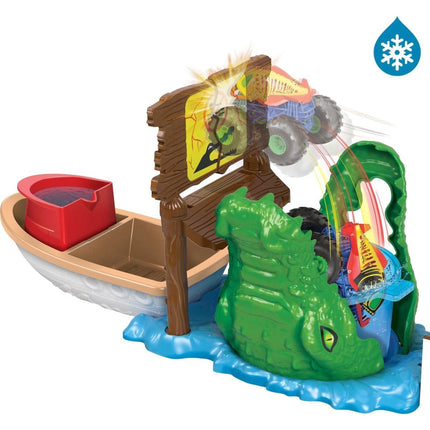 Hot Wheels Monster Trucks Color Shifters Zuřivý krokodýl