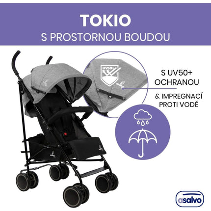 Asalvo Golfáč Tokio 6 m - 15 kg anthracite