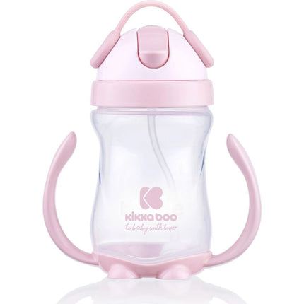 Hrnek se silikonovým brčkem 300 ml 12m+ Pink