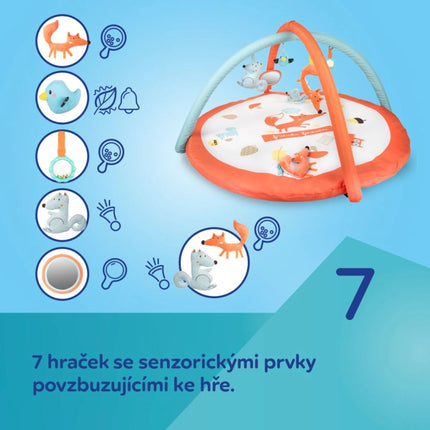 Edukativní hrací deka Fox
