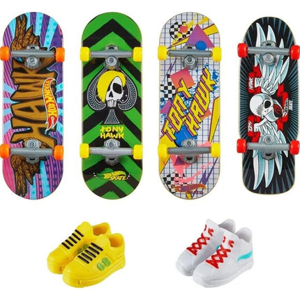 Hot Wheels Skate Tony Hawk Fingerboard a Removable Skate Shoes Multipack varianta 3