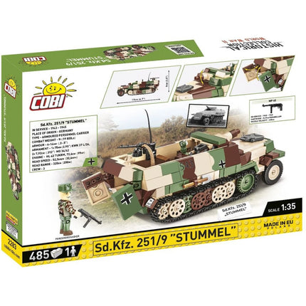 Cobi 2283 II. světová válka Sd. Kfz. 251 9 Stummel 485 dílků