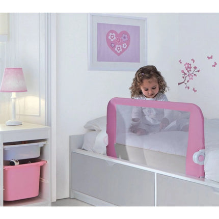 Dětská zábrana k posteli - růžová