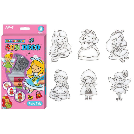 Barvy na sklo sada 6 barev Pohádka 10,5 ml