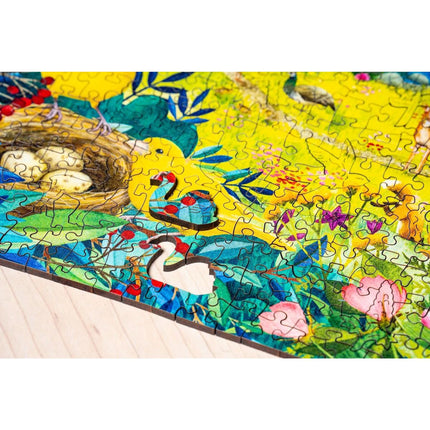 Ravensburger Puzzle: Dřevěné puzzle Divoká zahrada 500 dílků