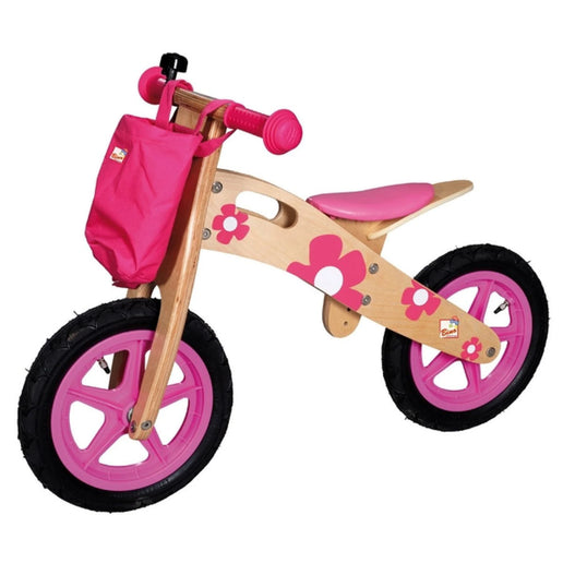 Odrážedlo dřevěné růžové