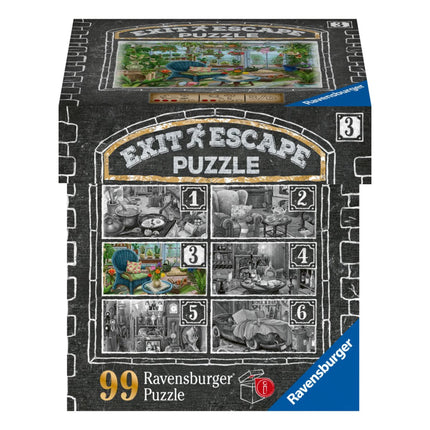 Ravensburger Puzzle: EXIT Zimní zahrada 99 dílků