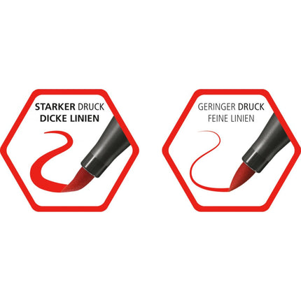 STABILO ARTY Kreativní set Pen 68 brush, Pen 68 & Point 88 30 ks