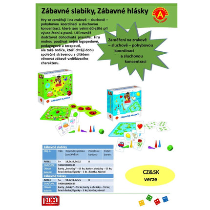 Vzdělávací hra Zábavné slabiky