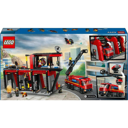 LEGO® City 60414 Hasičská stanice s hasičským vozem