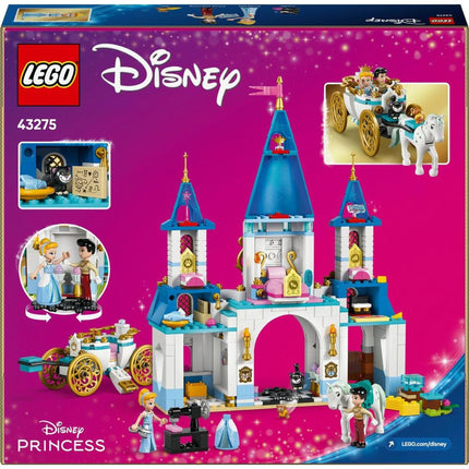 LEGO® Disney Princess™ 43275 Popelčin zámek a koč s koňmi