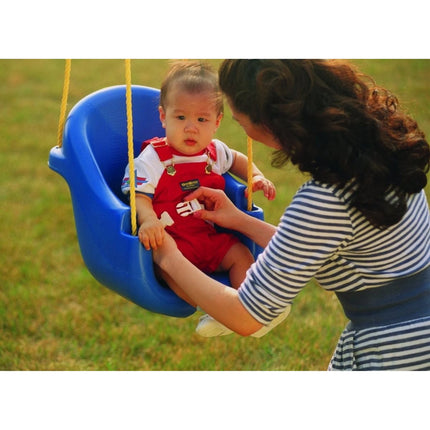 Houpačka pro batolata s opěradlem Modrá