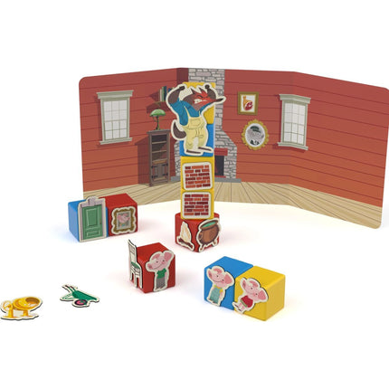 Geomag Magicube Three Little Pigs 42 dílků