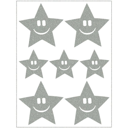 Reflexní nažehlovací motivy hvězda