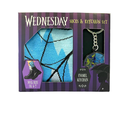 Wednesday dárkový set klíčenka a ponožky
