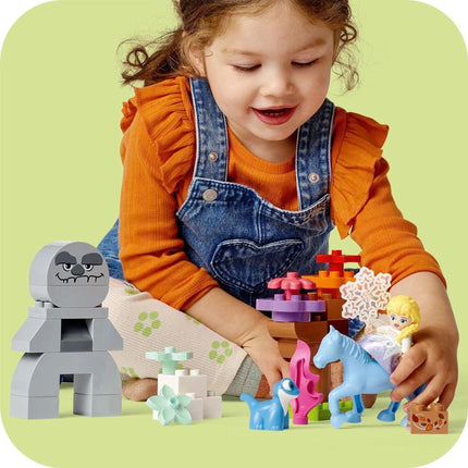 LEGO® DUPLO® Disney 10418 Elsa a Bruni v začarovaném lese - Ledové království