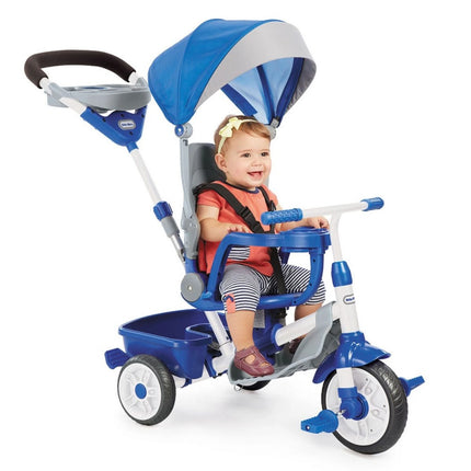 Tříkolka Perfect Fit 4 v 1 Tmavě modrá