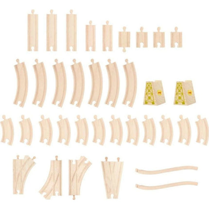 Dřevěná velká vláčkodráha princezny