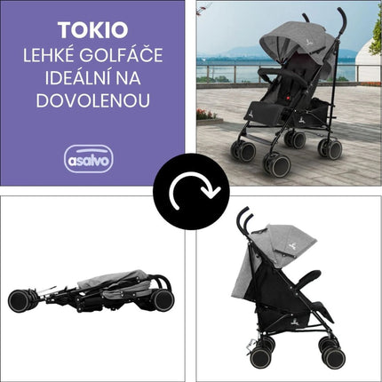 Asalvo Golfáč Tokio 6 m - 15 kg anthracite