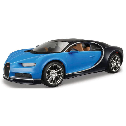 Maisto Bugatti Chiron, modrá, assembly line 1:24