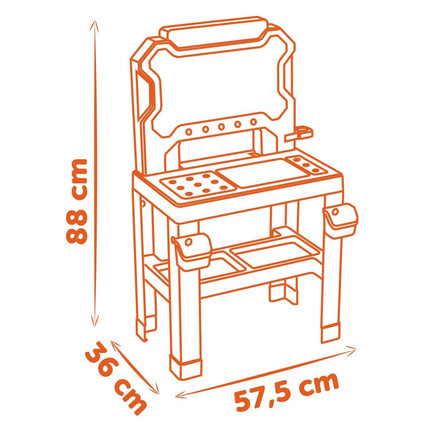 Smoby Black+Decker Pracovní dílna Bricolo Center