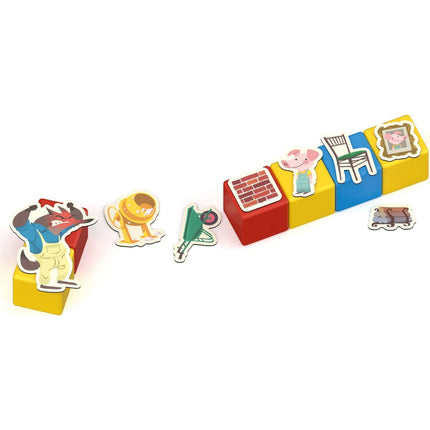 Geomag Magicube Three Little Pigs 42 dílků