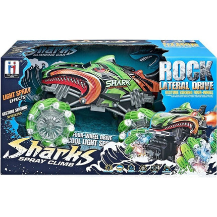 RC auto žralok zelené