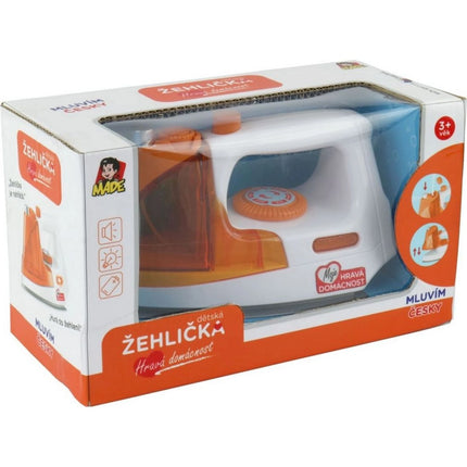 Žehlička na baterie s českým hlasem