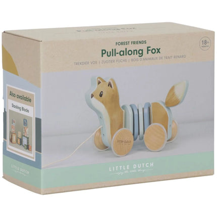 Tahací liška dřevěná Forest Friends