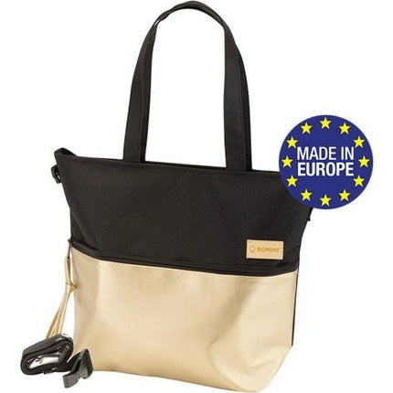 Taška na kočárek Golden eko kůže black