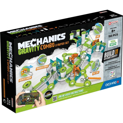 Geomag Mechanics Starter Set 153 dílků