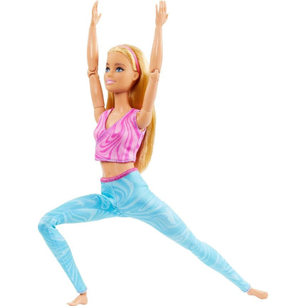 Barbie v pohybu blondýnka v modrých legínách HRH27