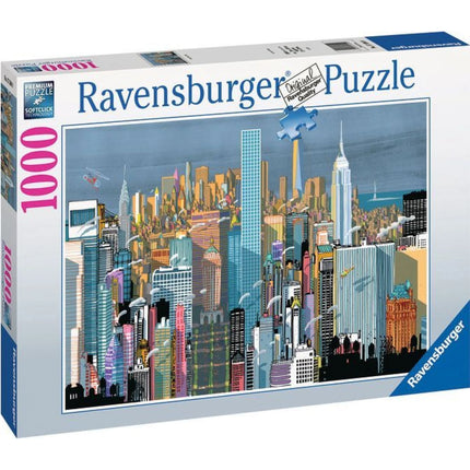Ravensburger Puzzle: Město New York 1000 dílků