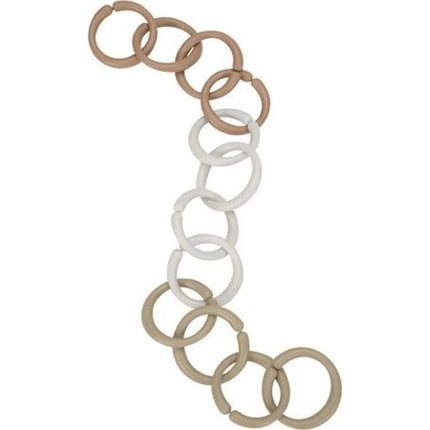 Spojovací kroužky řetěz Beige