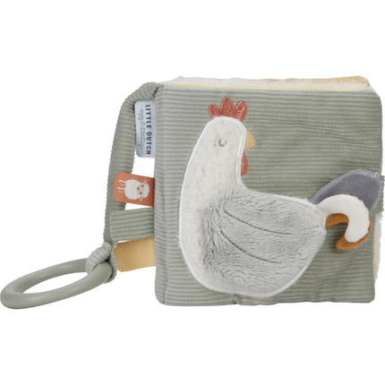 Závěsná textilní knížka s aktivitami Farma