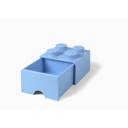 LEGO® Úložný box 4 se šuplíkem 25 x 25 x 18 cm Světle modrá