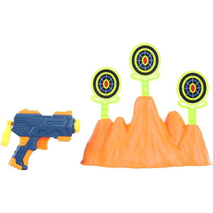 Natahovací pistole s terčem