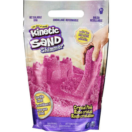 Kinetic Sand Balení třpytivého růžového písku 0,9 Kg