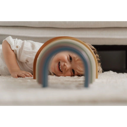 Skládačka dřevěná duha Vintage