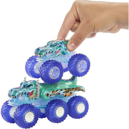 Hot Wheels Monster Trucks Power Smashers Tahač a truck