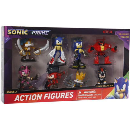 Akční figurky 8 ks Deluxe Box Sonic