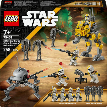 LEGO® Star Wars™ 75431 Bitevní balíček klonovaných vojáků z 327. hvězdného sboru