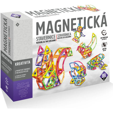 Magnetická stavebnice 89 ks