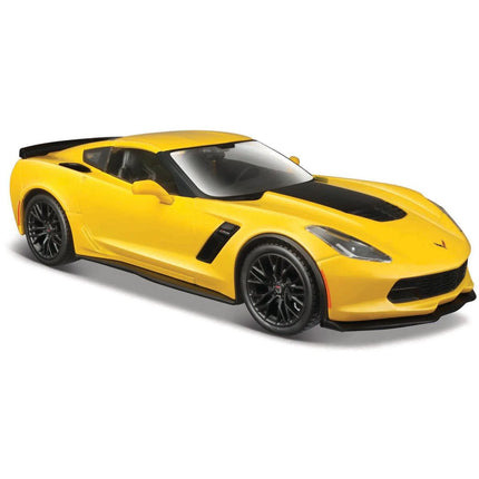Maisto 2015 Corvette Z06, žlutá 1:24