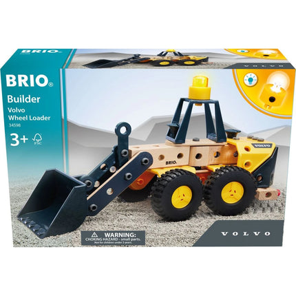 BRIO Stavebnice Builder Kolový nakladač Volvo 34598